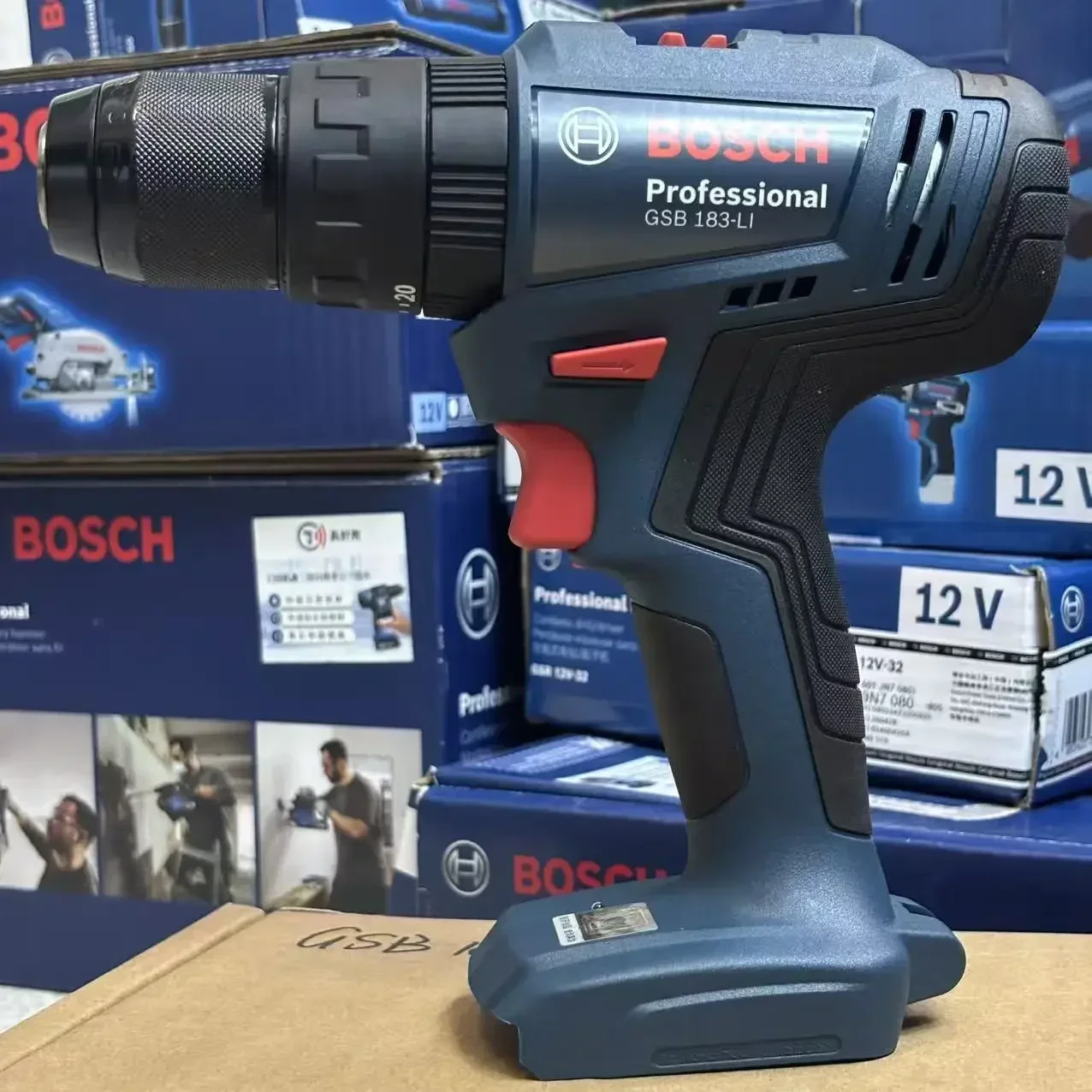 Screwdriver Set - Furadeira de Impacto Bosch GSB 183-LI