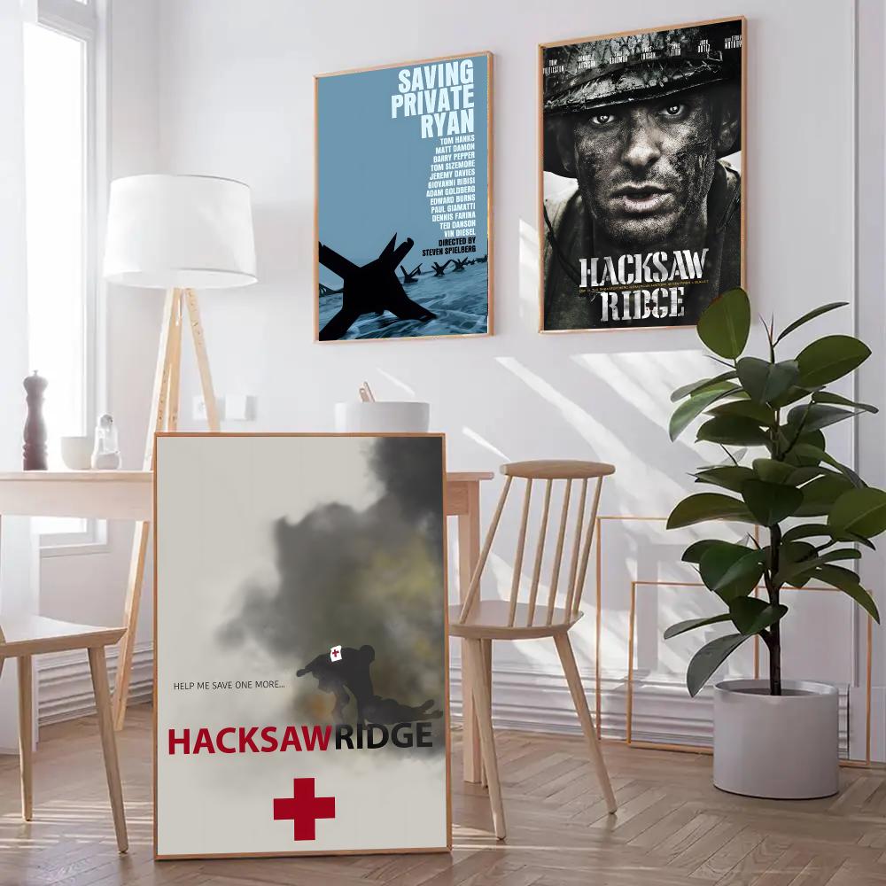 Pôster de filmes retrô de guer - Hacksaw avaliação e preço
