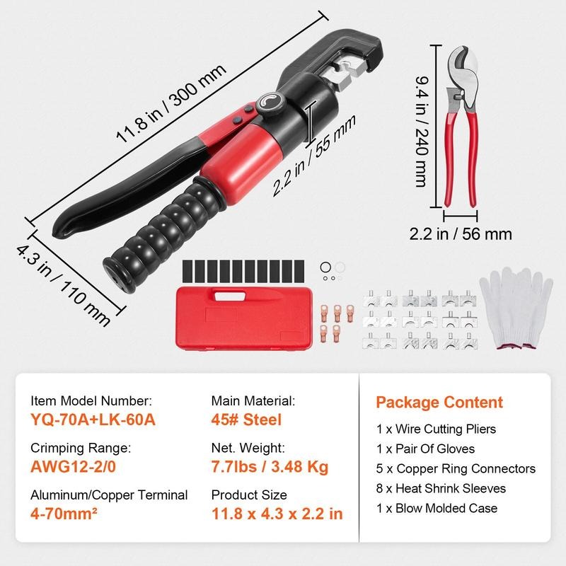 Ferramenta Hidráulica de Crimp - Tool Set avaliação e preço