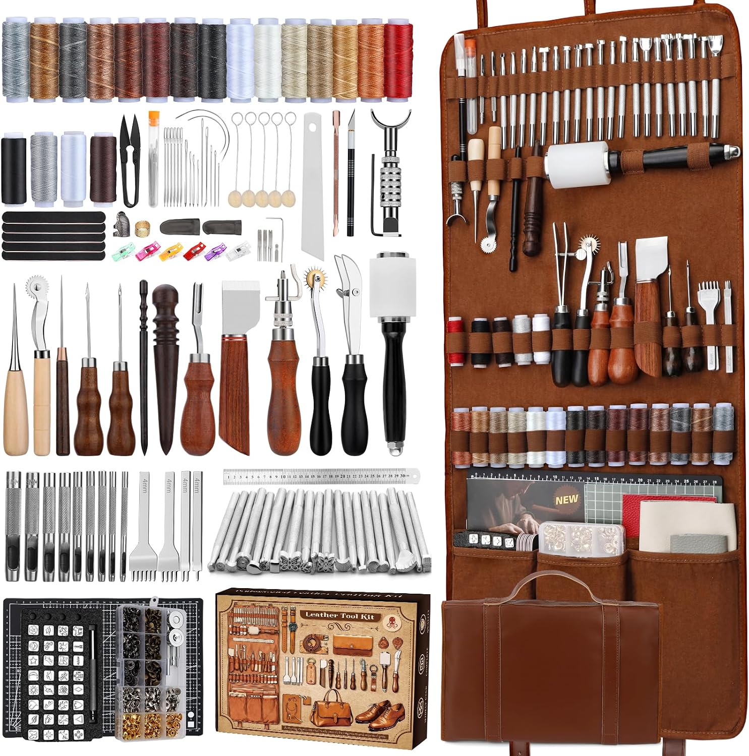 Kit de Trabalho em Couro, Ferr - Tool Bag avaliação e preço